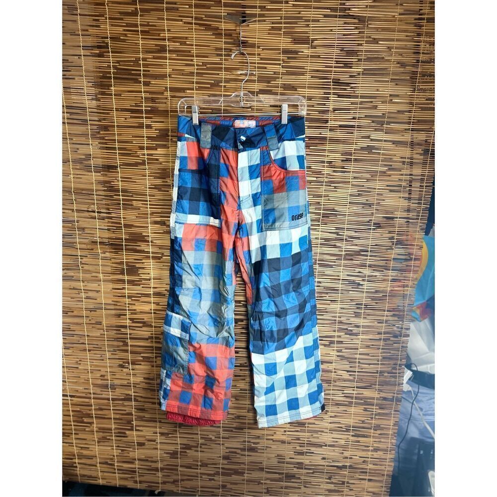 Orage Youth Snow Pants Large (L) Patchwork Pattern Small spots as shown
